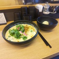 Ramen with an Egg with Mayonnaise at Tsukemen Zuppa - (つけ麺zuppa) in Tokyo