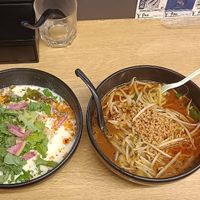 Soy milk ramen and miso ramen at Tsukemen Zuppa - (つけ麺zuppa) in Tokyo