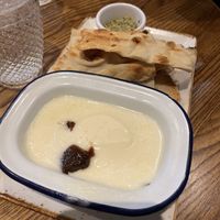 Vegan cheese dip  at The Auctioneers in Inverness