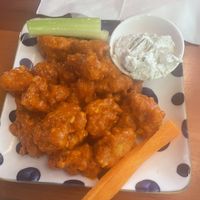 Buffalo cauliflower. Yum   at Despacito in Burlington