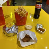 Cheeseburger combo  #Veganuary at Mr.Charlie's - San Francisco in San Francisco