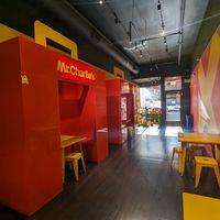 View face from cashier. #Veganuary at Mr.Charlie's - San Francisco in San Francisco