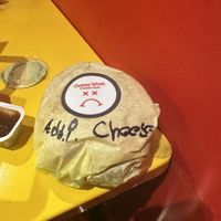 Chicken sandwich with vegan cheesee  at Mr.Charlie's - San Francisco in San Francisco