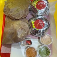 Double burgers x 2 sets with „nuggets"  at Mr.Charlie's - San Francisco in San Francisco