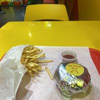 Oops! Ordered the Not Cheeseburger again - still super tasty, still not a fan of the nuggets. The portion of fries was too large for the quantity of Ketchup, ratio was off.  at Mr.Charlie's - San Francisco in San Francisco