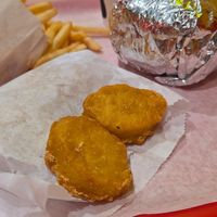 Nuggets and a Mr Funday burger at Mr.Charlie's - San Francisco in San Francisco