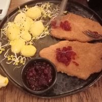 Schnitzel at The Keep Garden Kitchen in Salzburg