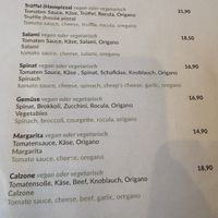 Pizzen gibt es vegan und vegetarisch  at The Keep Garden Kitchen in Salzburg