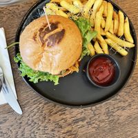 Pulled beef burger   at The Keep Garden Kitchen in Salzburg