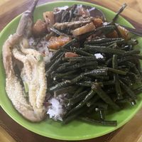 Three sides with rice    at Nonie Villa's in Anda