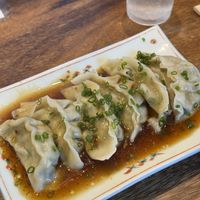 Boiled vegetable gyoza  at Hana Ramen in Phuket