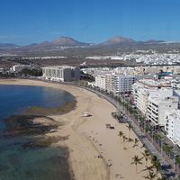 View from Bar 17 at Blue 17 Roof Top Restaurant & Bar in Lanzarote