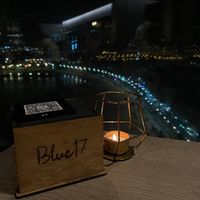 View from table  at Blue 17 Roof Top Restaurant & Bar in Lanzarote