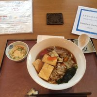 Vegan ramen at Prunus in Kyoto