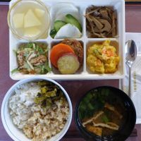 Nutritious and delicious macrobiotic set lunch!  at Prunus in Kyoto