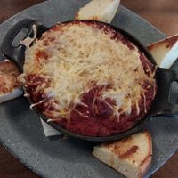 VCC 2025: meatball skillet at Lil Beaver Brewery in Bloomington