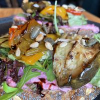 sandwich with grilled veggies  at Breakaway in Sint Geertruid