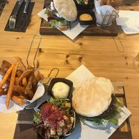 Spicy and truffle burgers   at Breakaway in Sint Geertruid