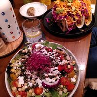 Breakaway salad and tacos at Breakaway in Sint Geertruid