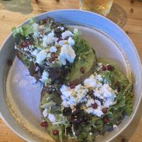 Avocado and feta sandwich   at Breakaway in Sint Geertruid