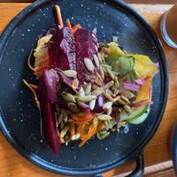  Vegan Mixed Vegetable Open Faced Sandwich   at Madre Masa in Bacalar