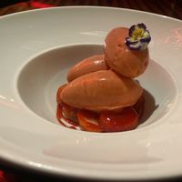 Strawberry Sorbet   at Gordon Ramsay Steak in Las Vegas