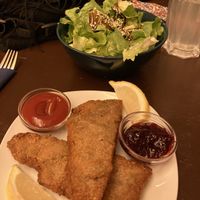 soy 'Schnitzel'  at Cafe Erde in Graz