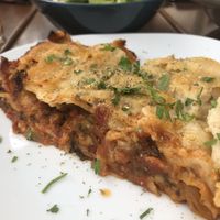 Gemüse Lasagne at Cafe Erde in Graz