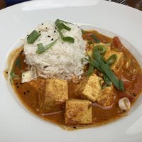 Tofu curry at Cafe Erde in Graz
