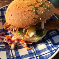 Schnitzel Burger   at Cafe Erde in Graz