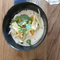 Karotte-Ingwer Suppe at Cafe Erde in Graz