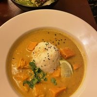 Süßkartoffel Curry   at Cafe Erde in Graz