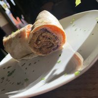 Seitan wrap  at Cafe Erde in Graz