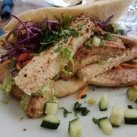 Pesto sandwich at Cafe Erde in Graz