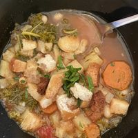 Ribollita soup  at Cafe Erde in Graz