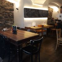 Some of the interior at Cafe Erde in Graz