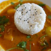 Curry (daily menu) at Cafe Erde in Graz