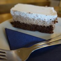 Amazing cake! at Cafe Erde in Graz