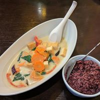 Green Curry at Thai Square in Portland