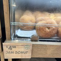 Vegan jam donut  at Rottnest Bakery in Rottnest Island