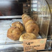 Vegan cinnamon donut  at Rottnest Bakery in Rottnest Island