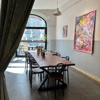 Large table   at Moringa in Barcelona