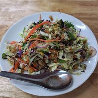 Tea leaf salad at Eat Me Veggie & Vegan in Bangkok