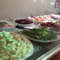 salad bar at Pure Food in New York City