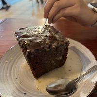 5 Spice Chocolate Cake  at Terrestre Cocina Compasión in San Juan