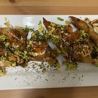 Kimchi nachos   at Terrestre Cocina Compasión in San Juan