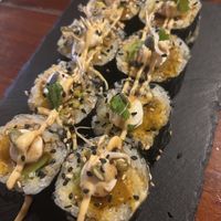 Pumpkin roll   at Terrestre Cocina Compasión in San Juan