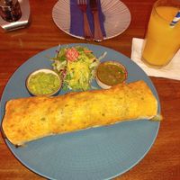 Burrito vegan at El Paso Cantina Mexicana y Cocktail Bar in Lisbon