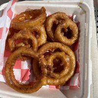 Onion rings  at Blue Tree Cafe Vegan Soul Food - Cloud Kitchen in Fort Lauderdale