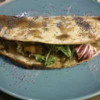 Piadina at La Oveja Negra in Madrid